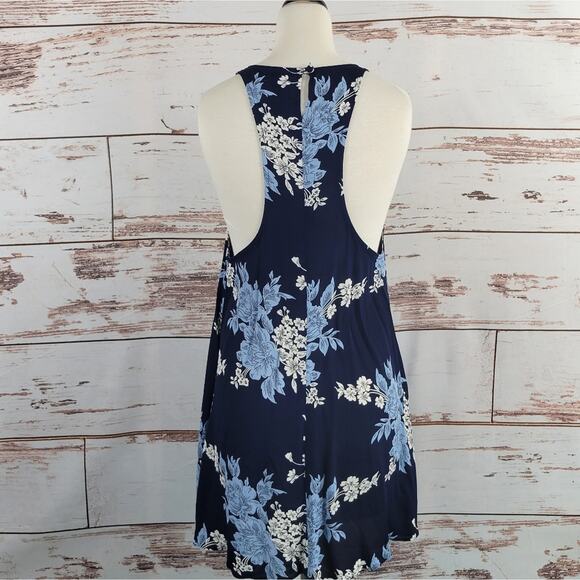 Revolve Privacy Please Lexington Swing Dress Athena Blue Print Size XS - Picture 3 of 6